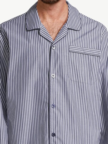 SEIDENSTICKER Pajamas long 'Web' in Blue