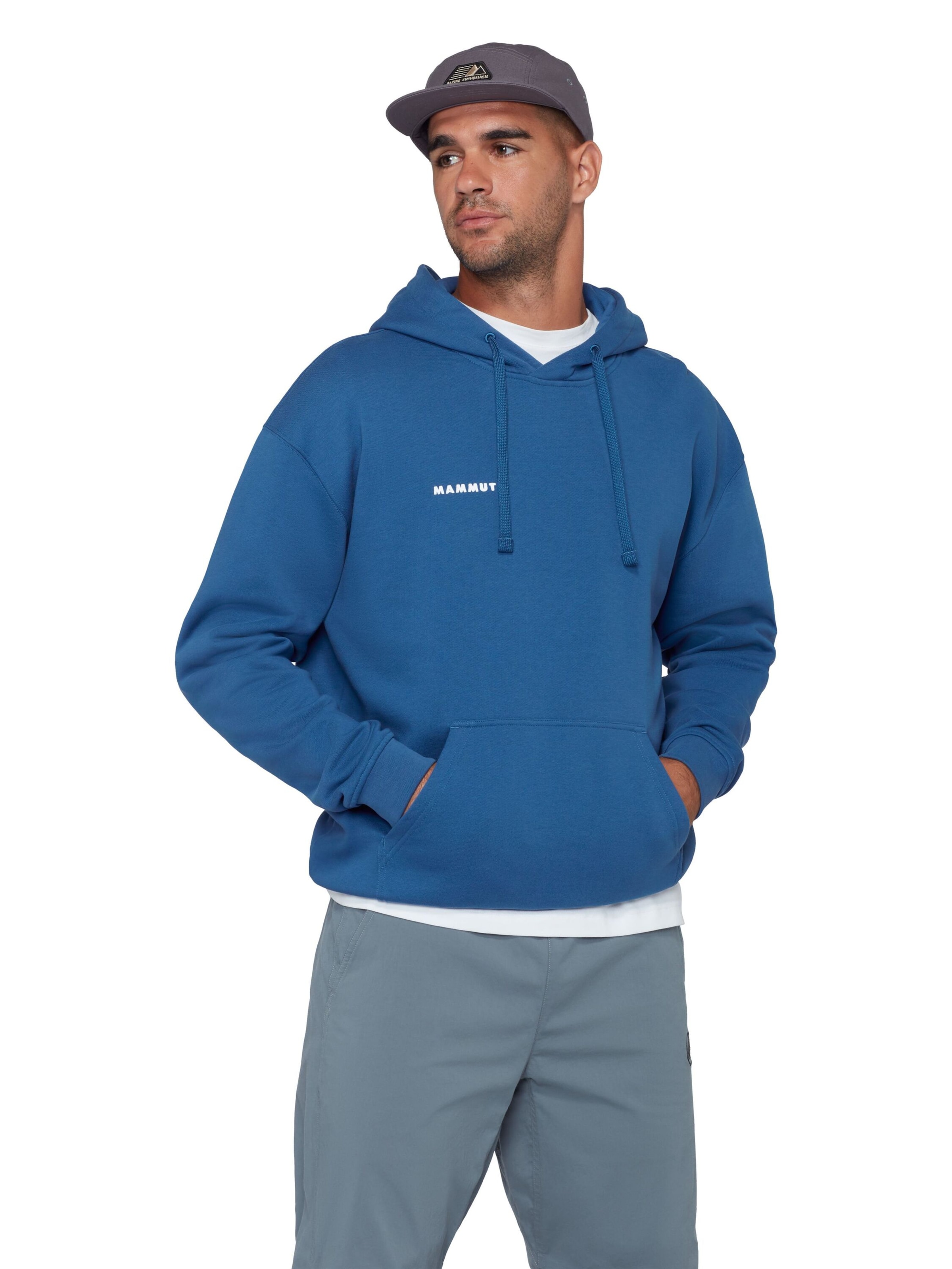 MAMMUT Sweatshirt in Blau: Vorderseite
