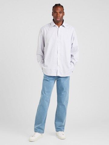 TOPMAN Классический крой Рубашка в Лиловый