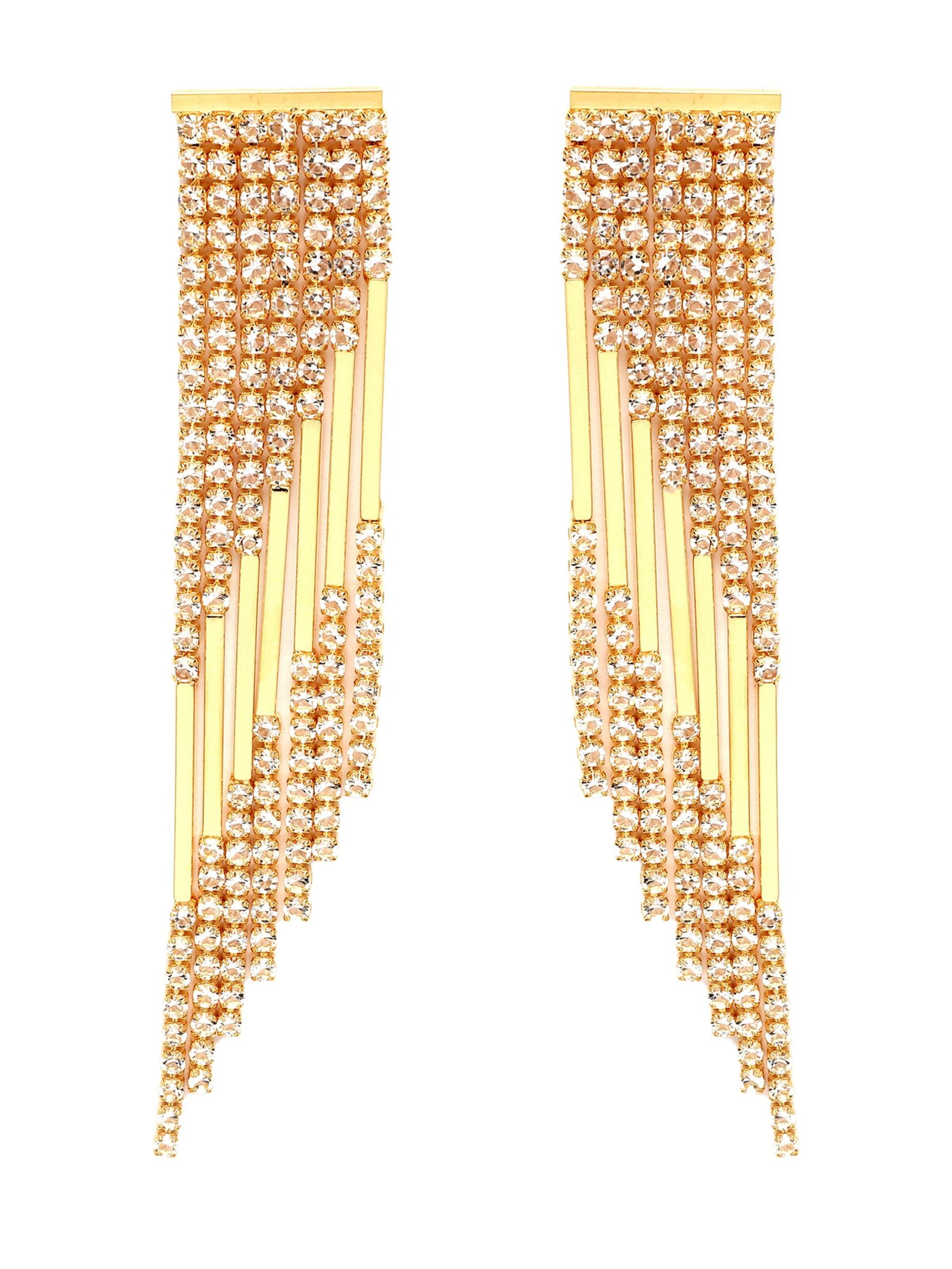 AVANT-GARDE PARIS - Pendientes 'Violeta' en oro: frente