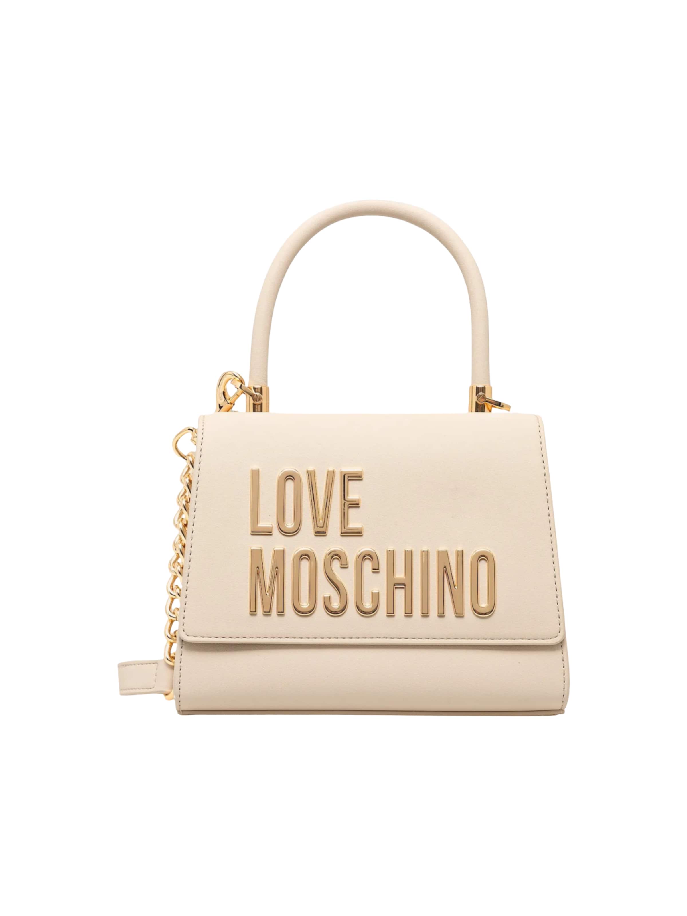 Love Moschino - Bolso de hombro en beige: frente