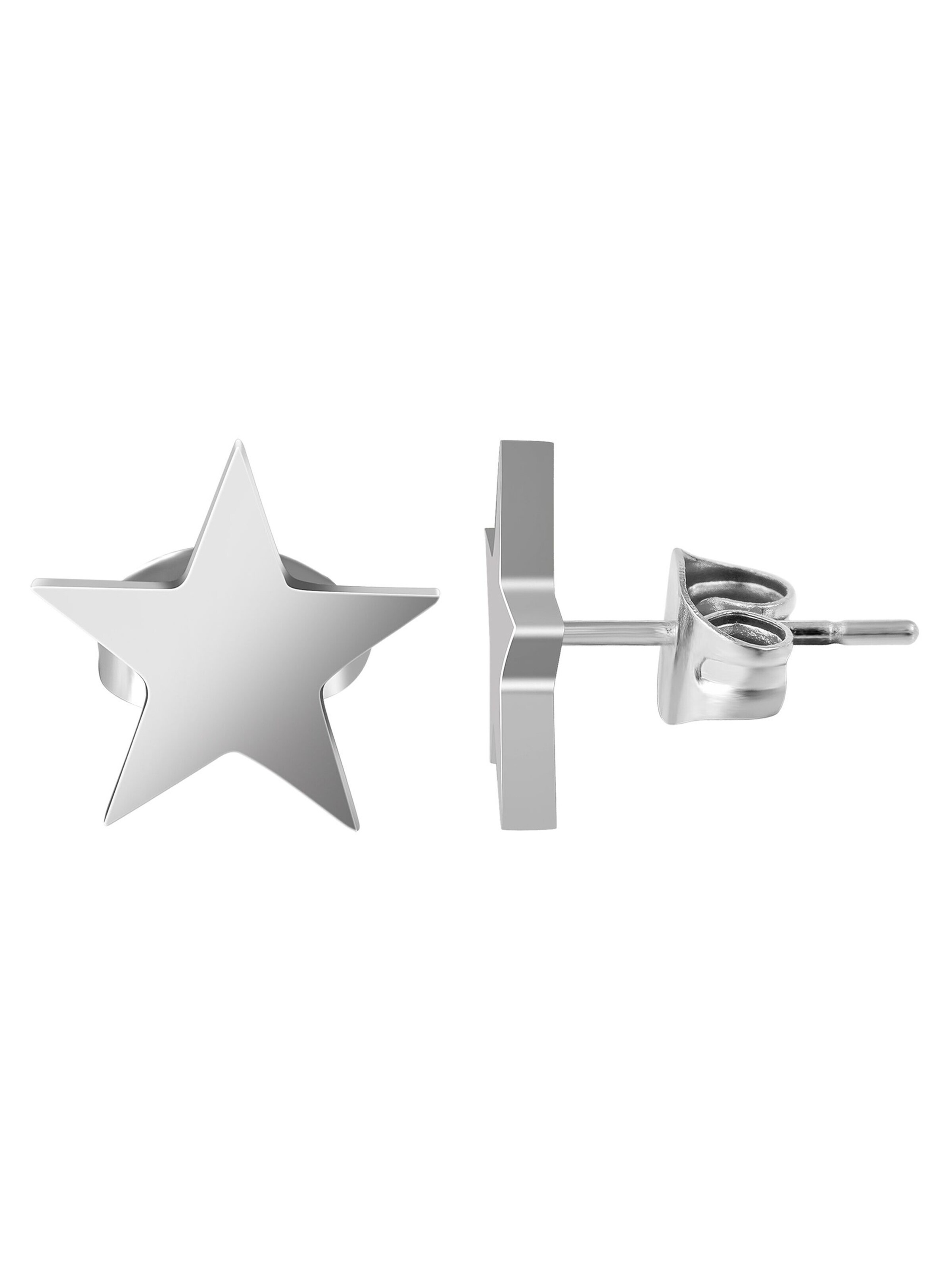 Akzent Earrings 'Wiveka, silberfarbig, langlebig' in Silver