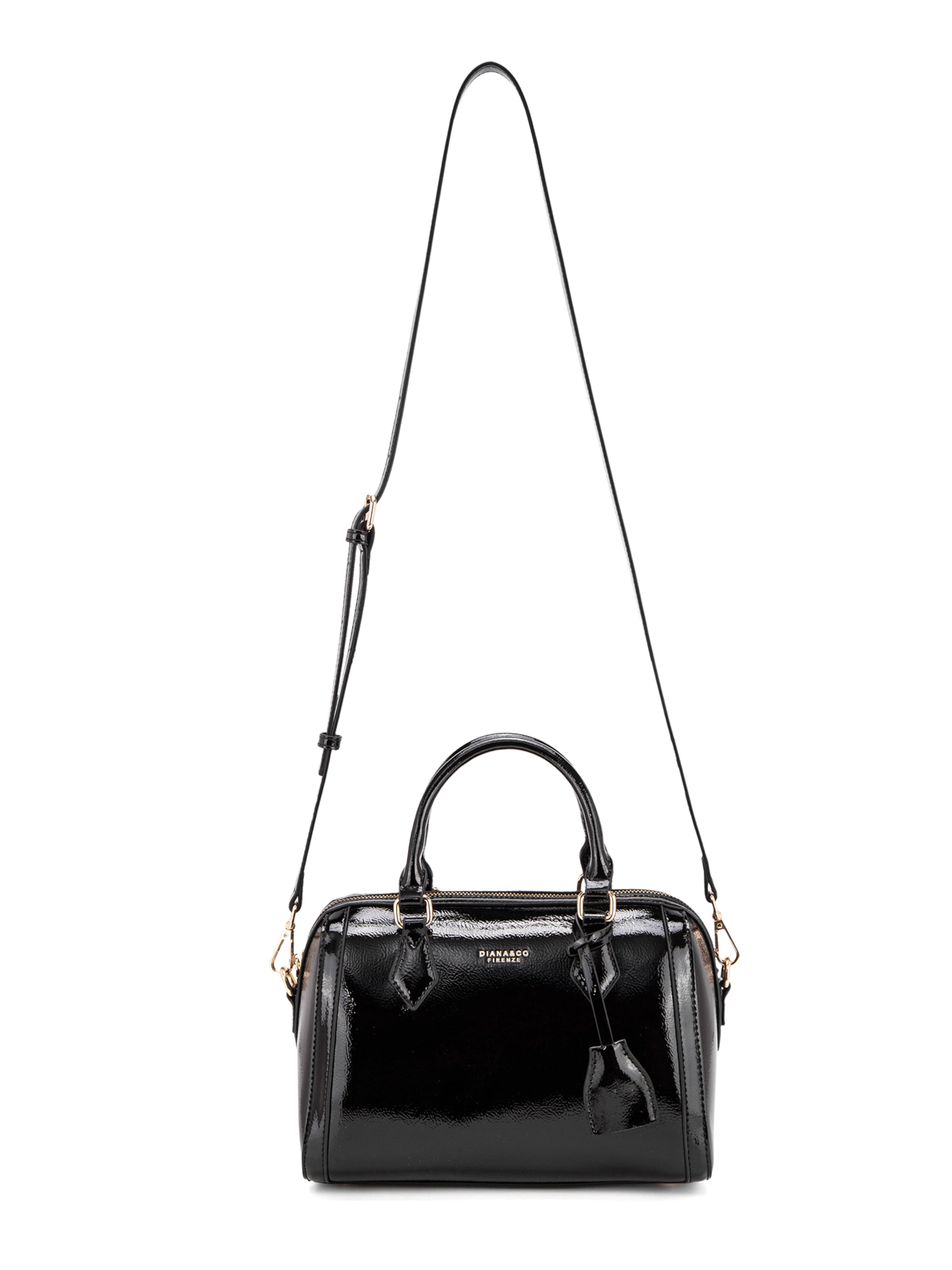 Borsa a tracolla 'Borsa Bauletto Ardena Lux Vegan Leather - , , Blu' di Diana&Co. in nero