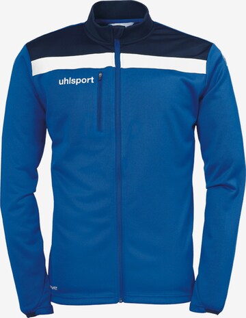 UHLSPORT Training Jacket in Blue: front