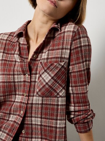 Chemisier ' ' Apricot en rouge