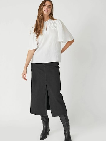 Chemisier 'Molly' co'couture en blanc
