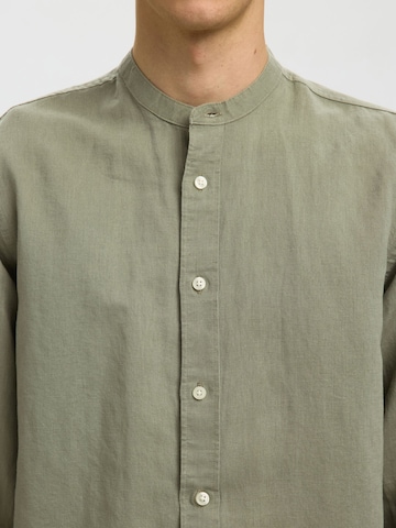 SELECTED Regular Fit Hemd 'SLHClay' in Grün