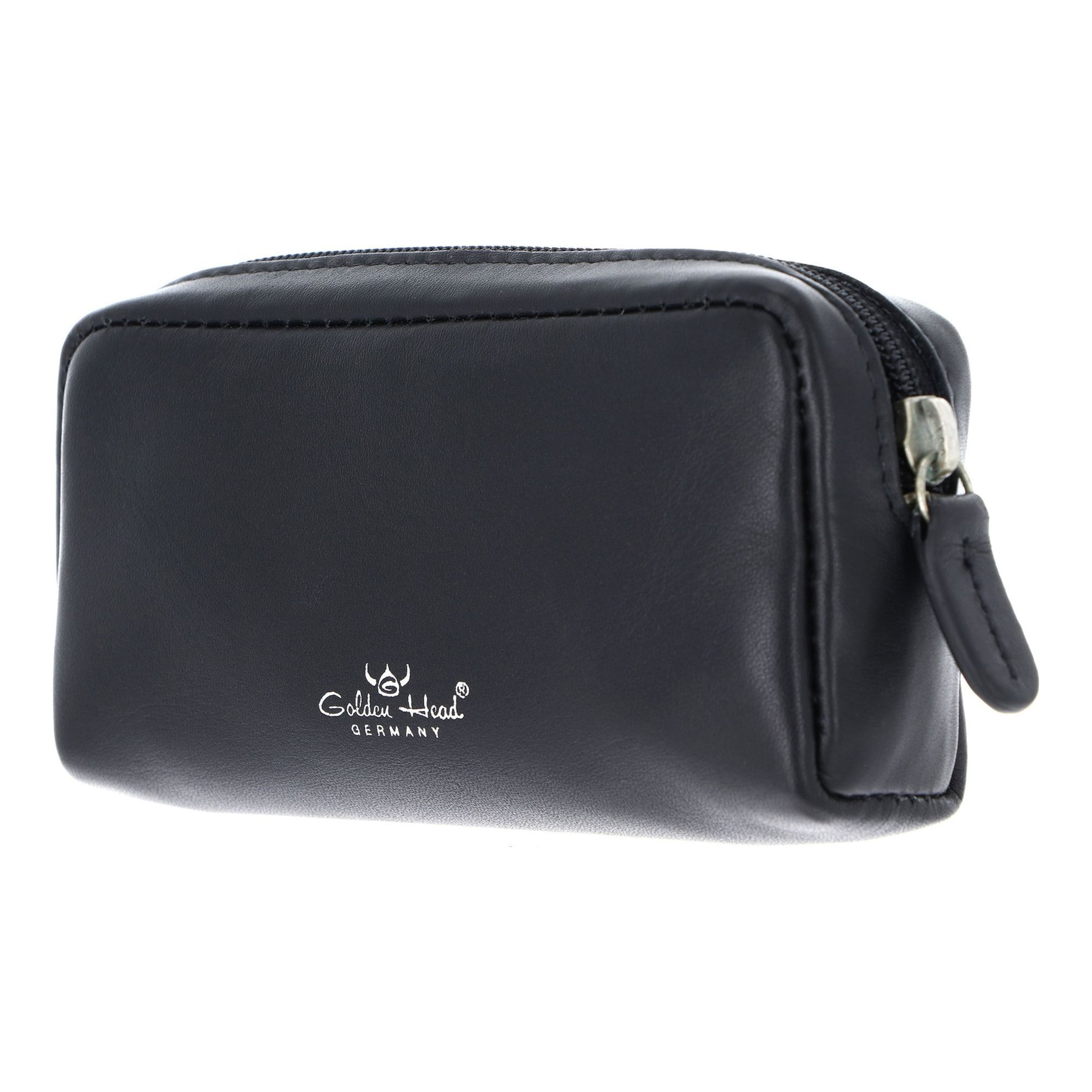 GOLDEN HEAD Etui 'Polo' in Schwarz