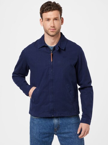 Superdry Between-Season Jacket 'Harrington' in Blue: front