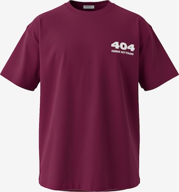 Kleidermafia Paita 'Oversize 404 T-shirt - Port Royale' värissä lila: etupuoli