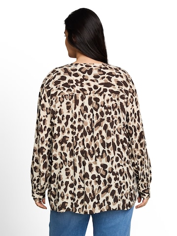 Tom Tailor Women + Bluse in Braun
