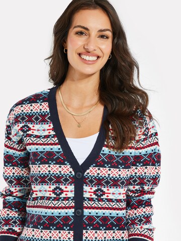 Threadbare Knit Cardigan 'Iceland' in Blue