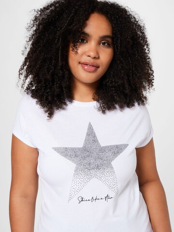 T-shirt 'GALAXY' Key Largo en blanc