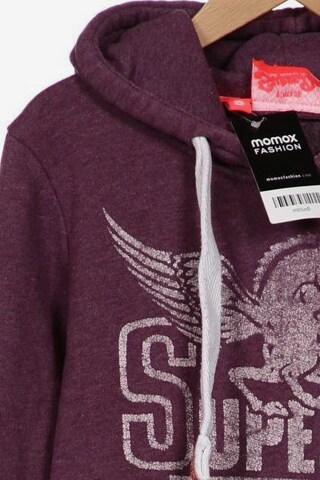 Superdry Sweatshirt & Zip-Up Hoodie in S in Purple