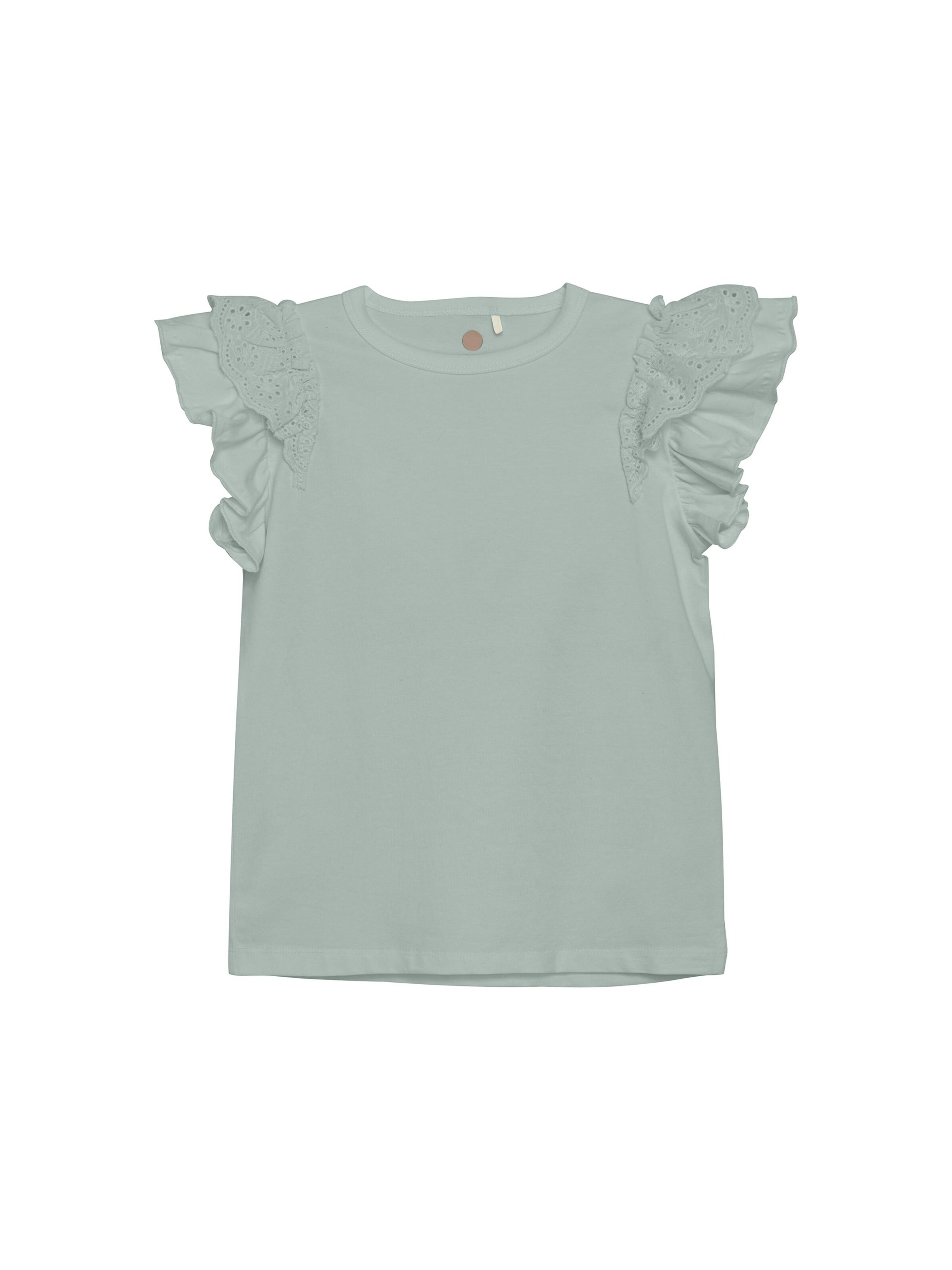 EN FANT - Top ' ENT-shirt SS ' em verde: frente