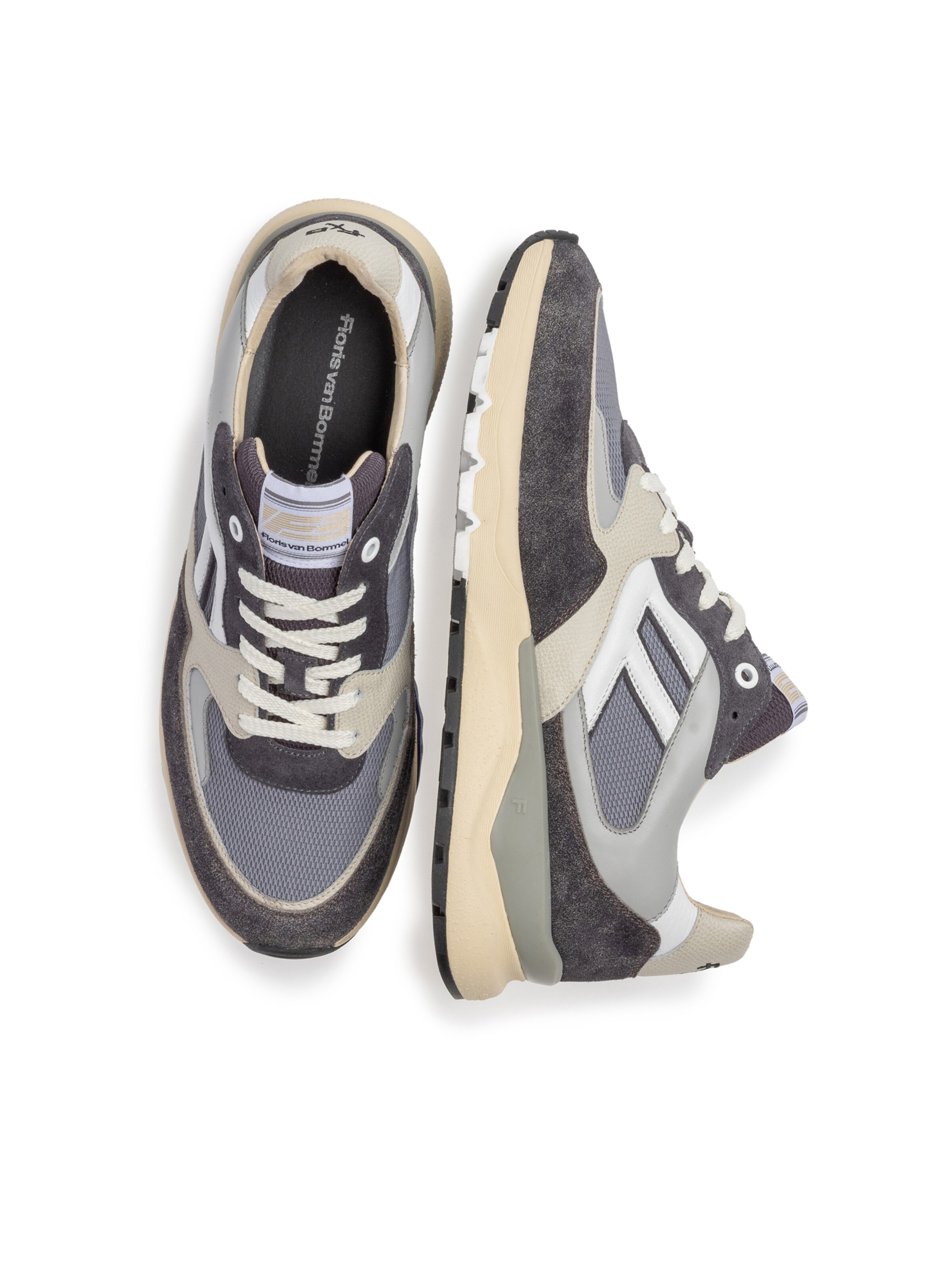 Floris van Bommel Sneaker 'De Treener 01' in Grau