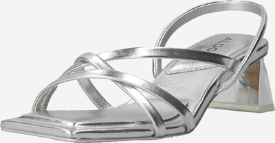 ALDO Sandali s paščki 'MINIMA' | srebrna barva, Prikaz izdelka