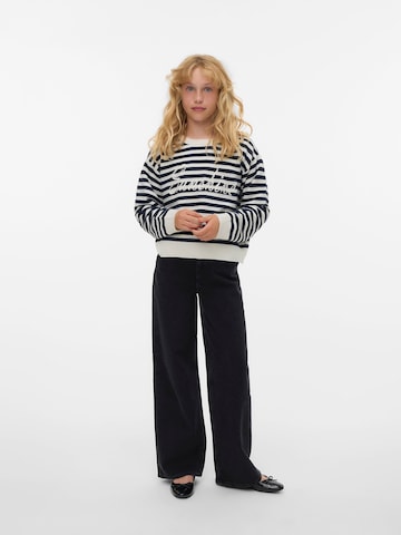 Vero Moda Girl Trui 'VMApple' in Beige: voorkant