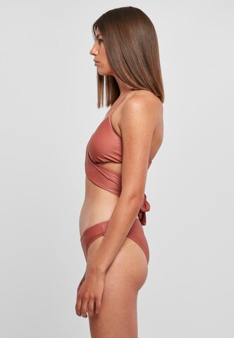 Urban Classics Triangel Bikini in Oranje