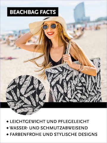 DonDon Beach Bag in Black: front