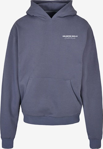 Merchcode Sweatshirt 'Unlimited Skills' in Blue: front