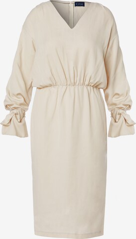 KAN Dress 'OYSTER' in Beige: front