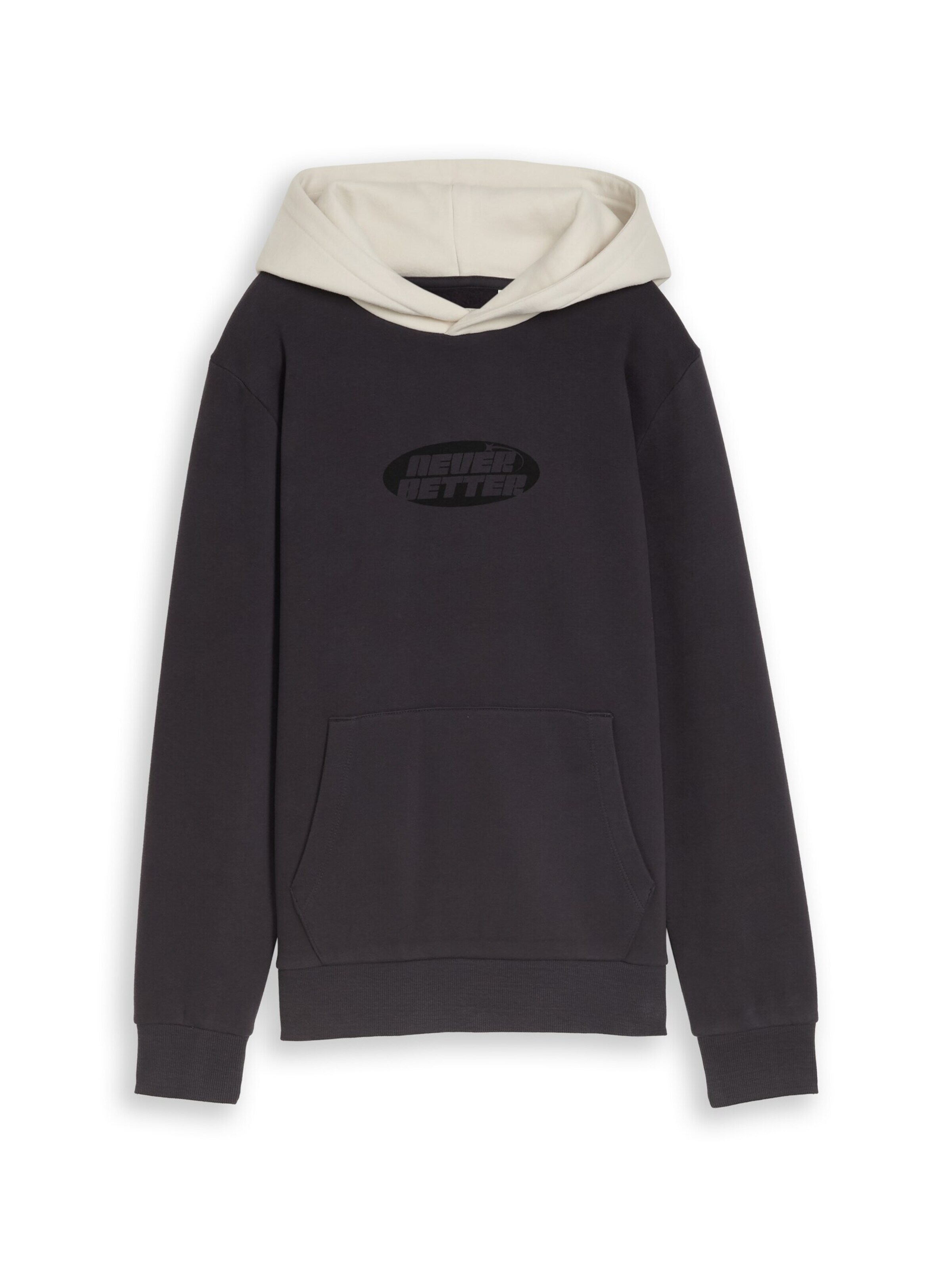 TOM TAILOR Sweatshirt in Grey: front