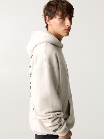 Pull&Bear Sweatshirt i beige