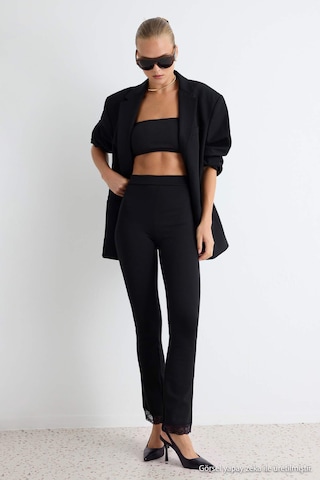 Bootcut Pantalon Trendyol en noir