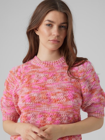 VERO MODA Sweter 'MADDI' w kolorze różowy