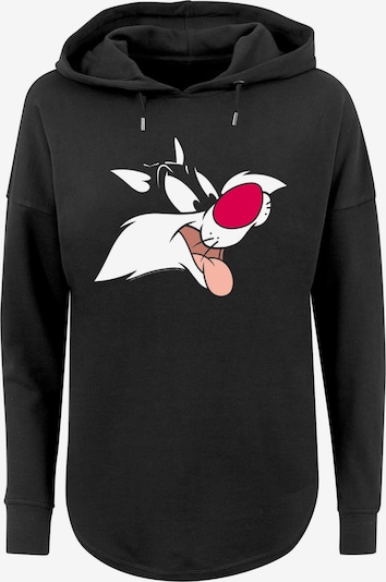 F4NT4STIC Sweatshirt 'Looney Tunes Sylvester' in de kleur Lichtbruin / Rood / Zwart / Wit, Productweergave
