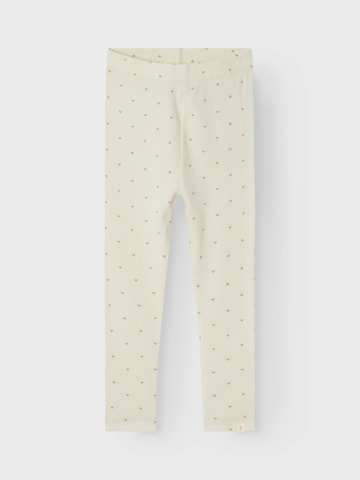 Skinny Leggings 'NMFGago Lil' Lil'Atelier en blanc