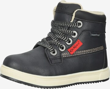 Kickers Boots in Black: front