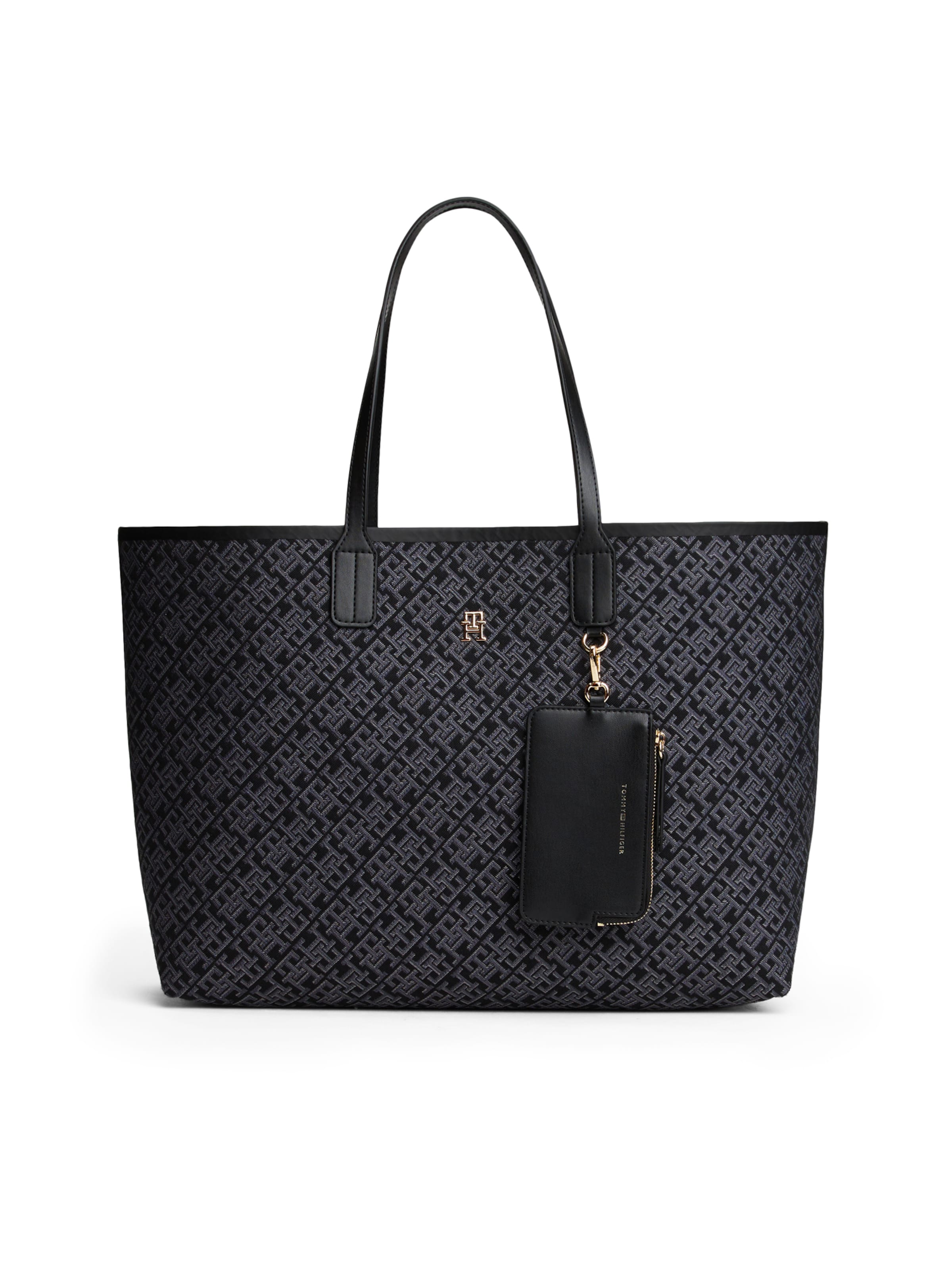 TOMMY HILFIGER Μεγάλη τσάντα σε μαύρο: μπροστά
