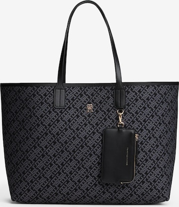 TOMMY HILFIGER Nakupovalna torba | črna barva: sprednja stran