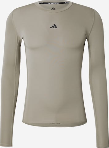 ADIDAS PERFORMANCE Функциональная футболка в Зеленый: спереди