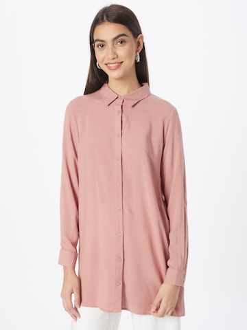Camicia da donna 'Main' di ICHI in rosa: frontale