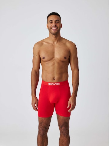 SNOCKS Boxer shorts in Pink: front