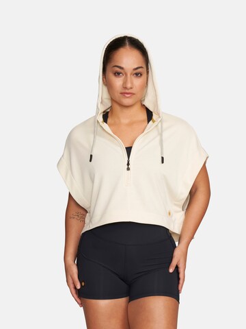 Sweat de sport 'ALBA' GOLD´S GYM APPAREL en beige : devant