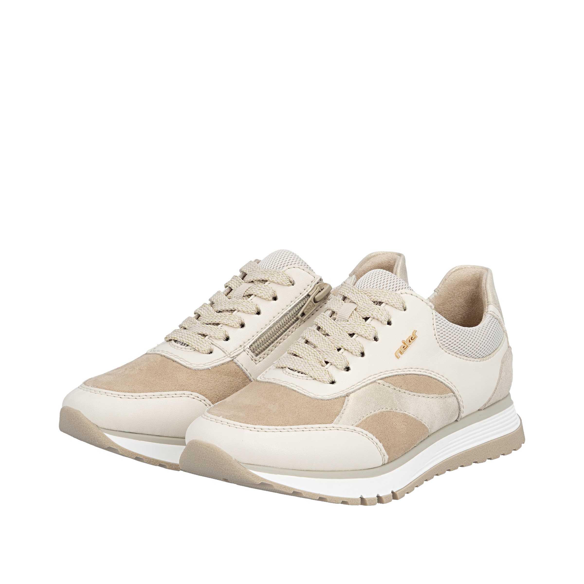 Baskets basses Rieker en beige