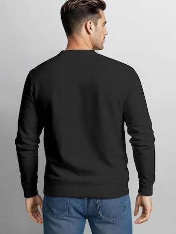 Neverless Sweatshirt 'life begins' in Schwarz