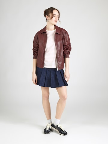 ONLY Μπλουζάκι 'ONLHAPPY' σε ροζ