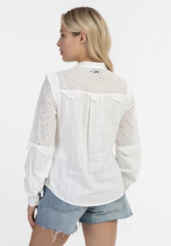 Chemisier DreiMaster Vintage en blanc