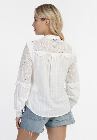 DreiMaster Vintage Bluse i hvit