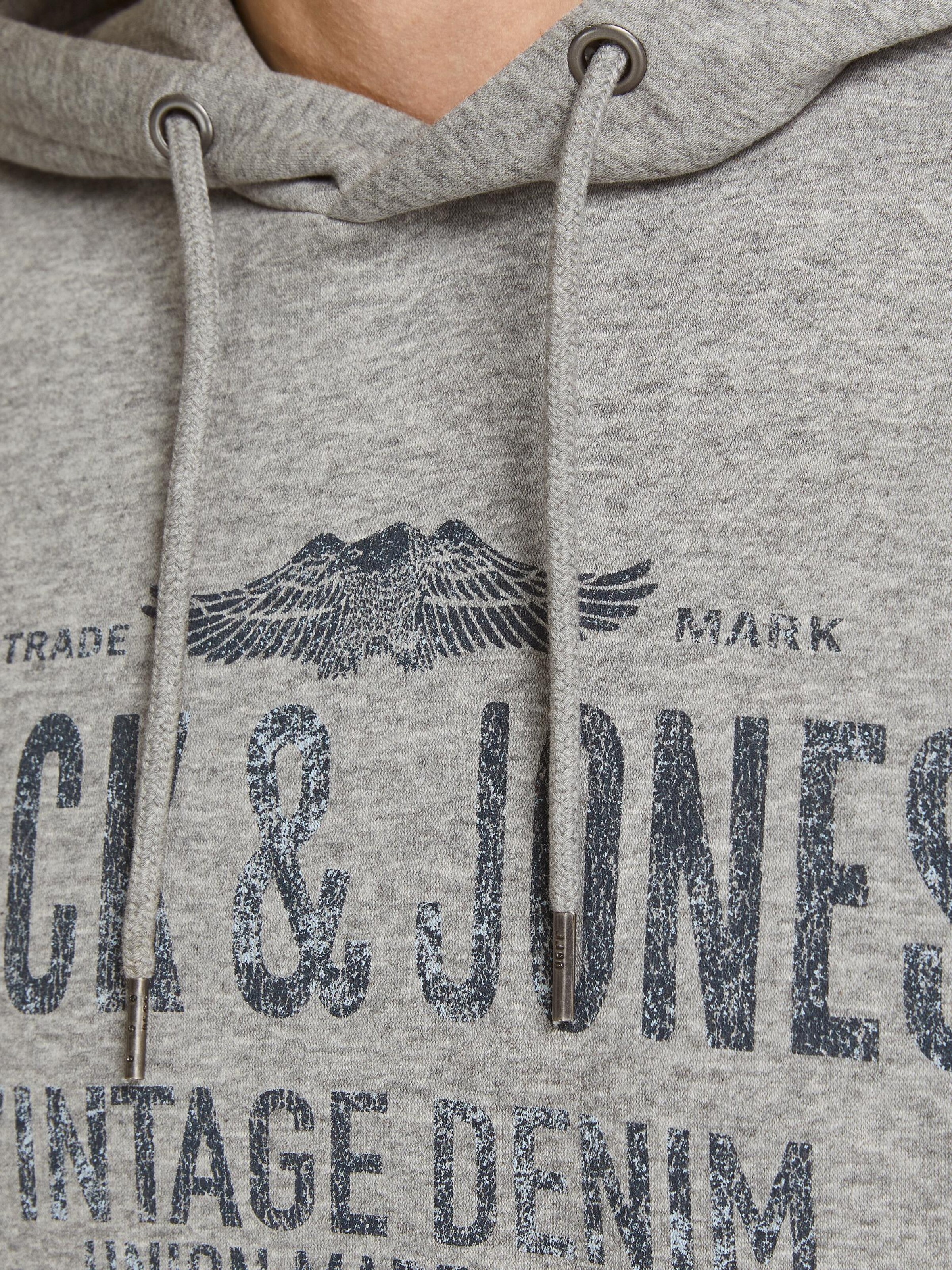 Männer Sweat JACK & JONES Sweatshirt 'BLUBOOSTER' in Grau - MM98067 Männer Sweat JACK & JONES Sweatshirt 'BLUBOOSTER' in Grau - MM98067