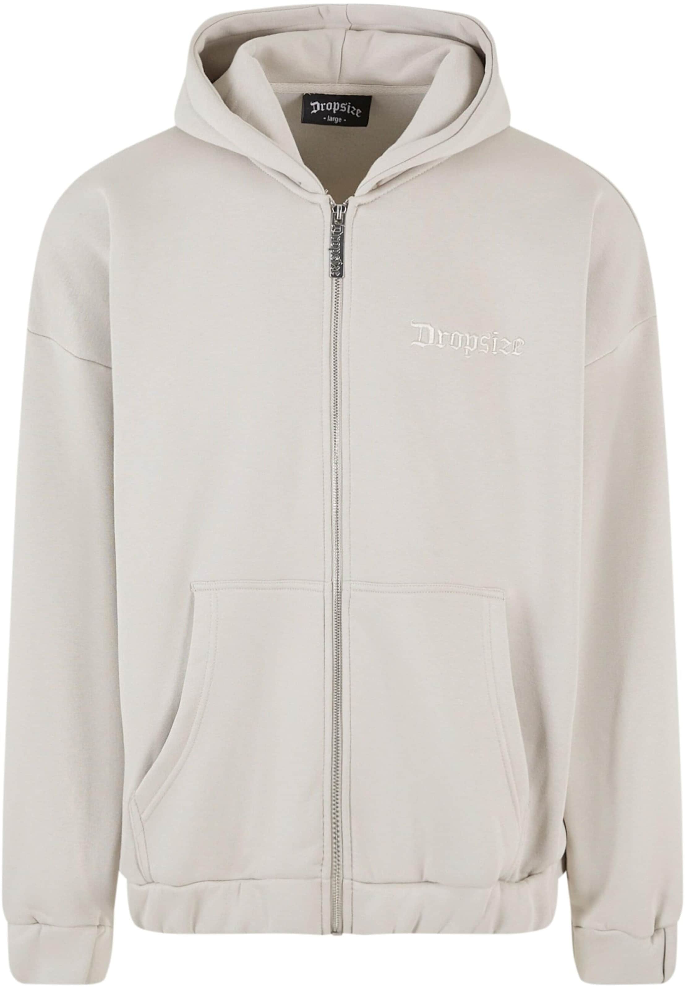Dropsize Sweat jacket in Grey: front