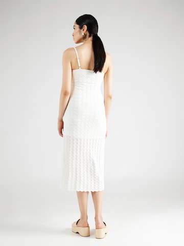 HOLLISTER Πλεκτό φόρεμα σε λευκό