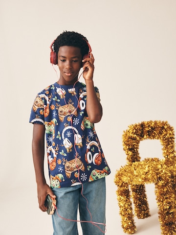 Next - Camiseta en azul: frente
