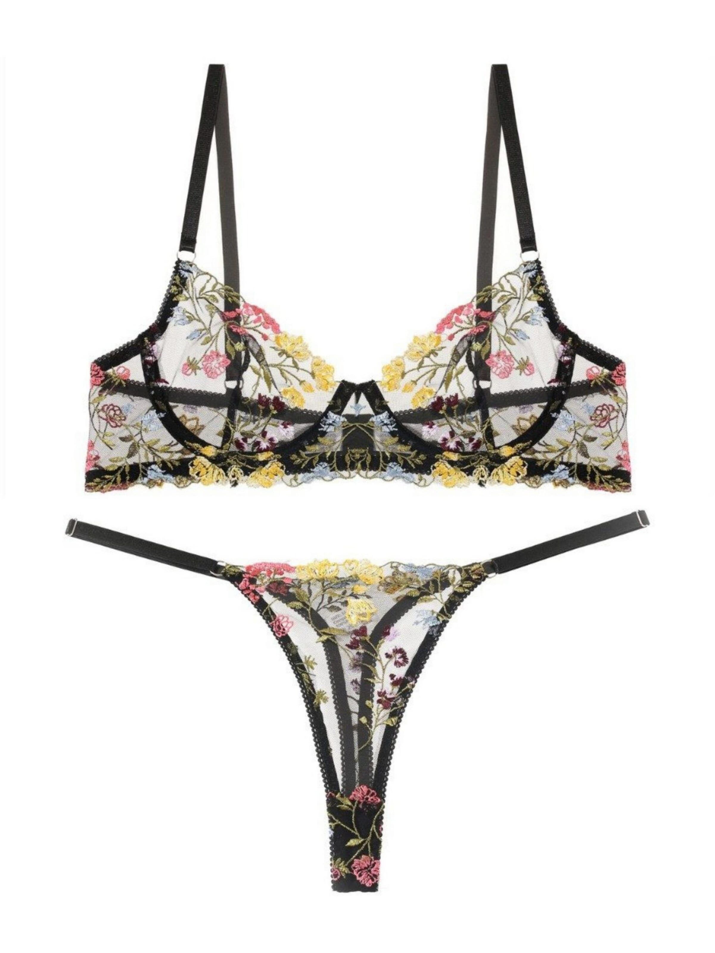 Orchibelle Underwear Sets 'Dayana' in 75 in Black, Item view