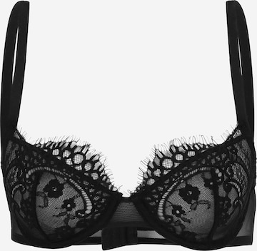 LingaDore Balconette Bra in Black: front